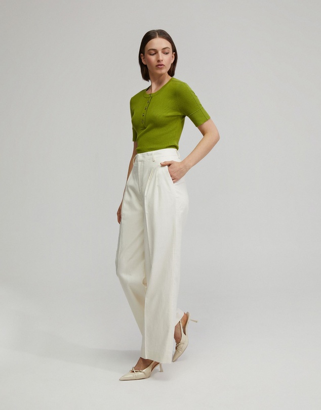 Oxford - Helena Button Front Knit