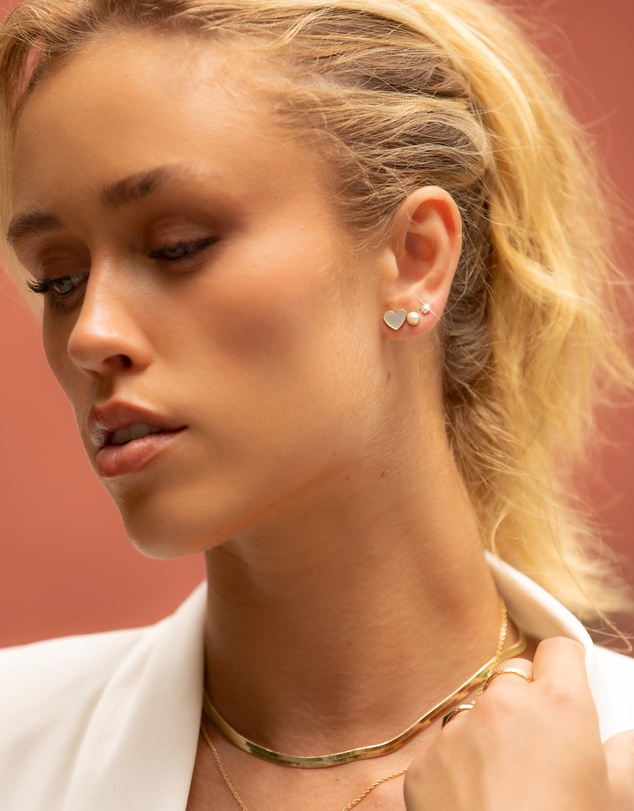 Mestige - Starlight Trio Earrings Set - 18K Gold Plated