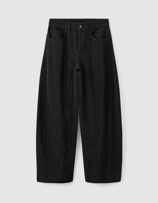 M.N.G - Balloon Jeans With Rhinestones