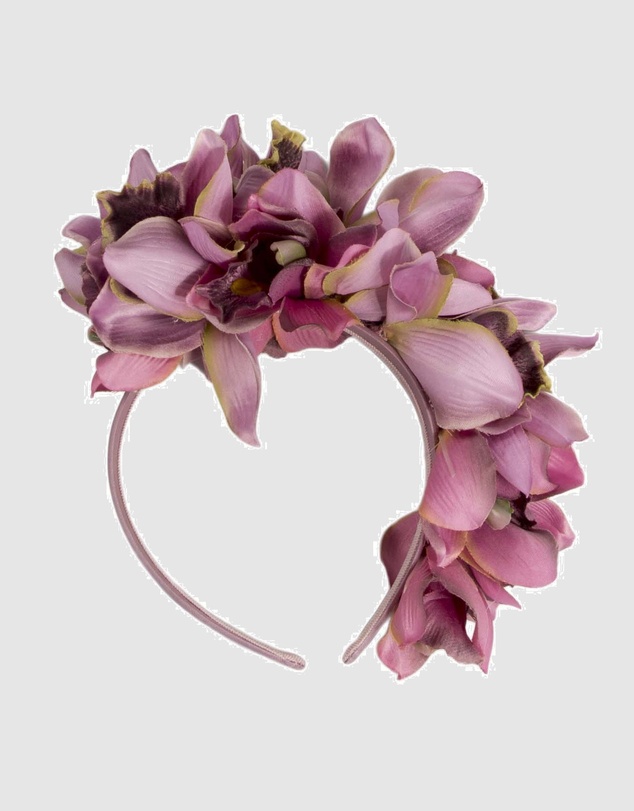 Max Alexander - Large Dusty Pink Flower Headband Fascinator
