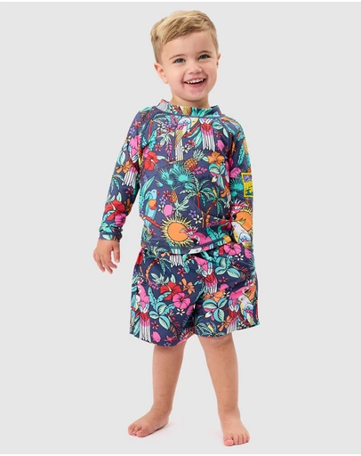 Goldie + Ace - Paradise Board Shorts - Babies-Kids