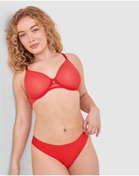 Bras N Things - Sexy Basics Underwire-Dark Red