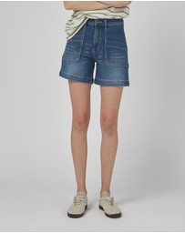 DRICOPER DENIM - Zaplin Rodeo Blue Denim Shorts