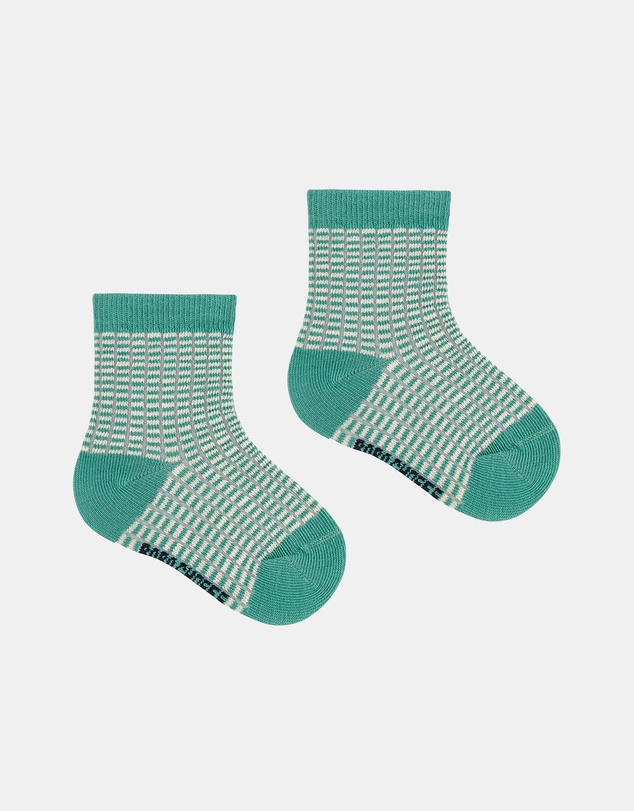 Bobo Choses - 2-Pack Race Car All Over Short Socks - Kids