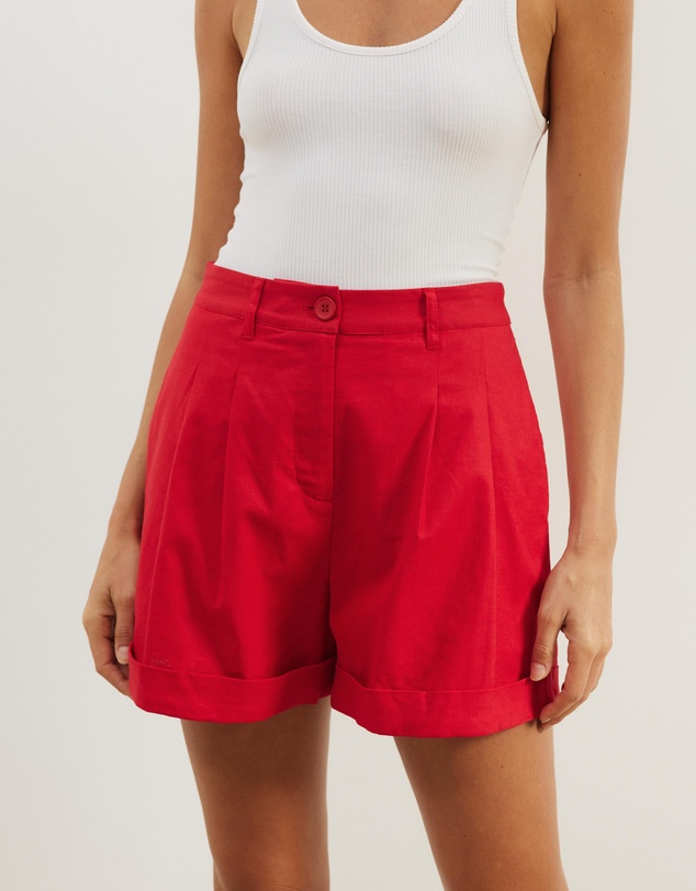 Atmos&Here - Isla Linen Blend Shorts