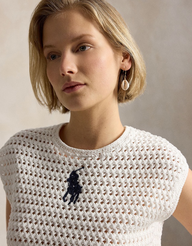 Polo Ralph Lauren - Big Pony Crocheted Cotton Sweater