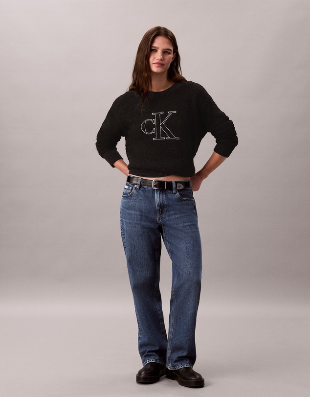Calvin Klein Jeans - Boucle Logo Crewneck Jumper