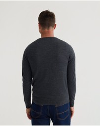 Oxford - Basic V-Neck Pure Wool Pullover