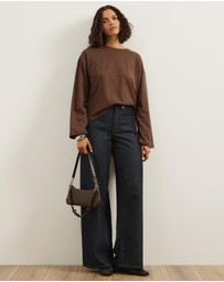 Atmos&Here - Long Sleeve Oversized T-Shirt
