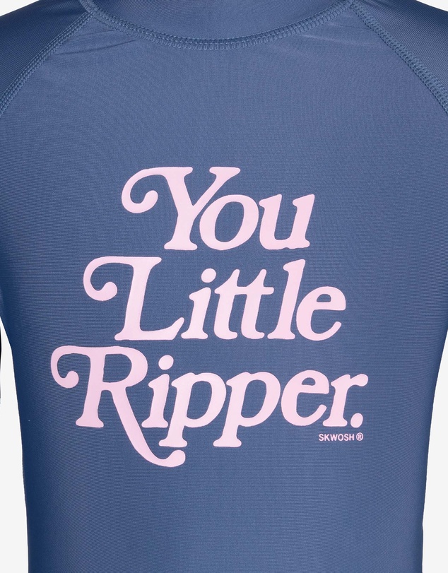 Skwosh - You Little Ripper Kids Rashie in Navy