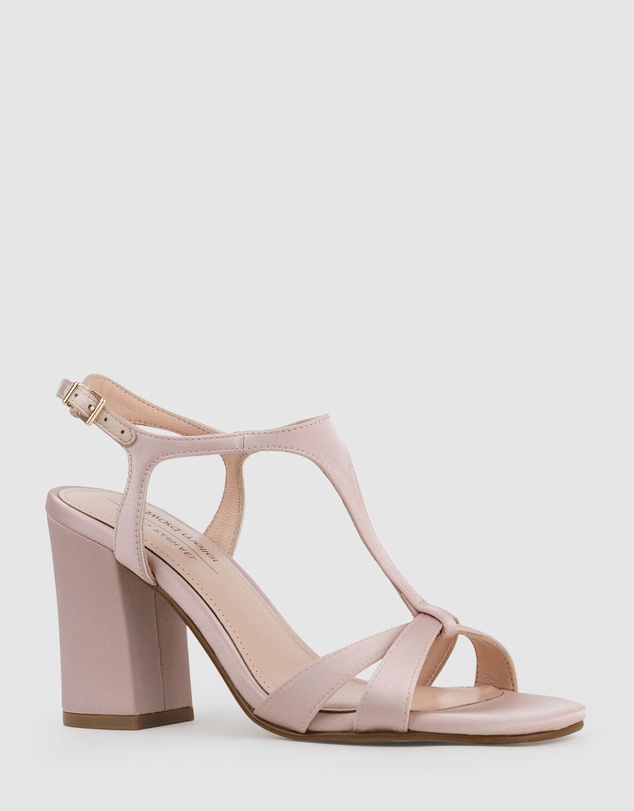 Edward Meller - KHLOE85 Block Heel T-Bar Sandal