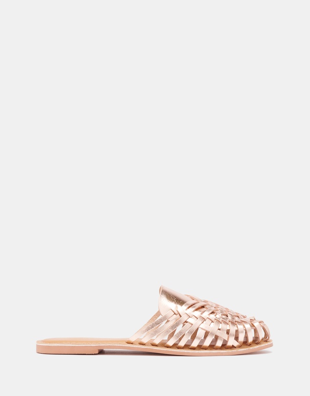 Just Because - Telugu Leather Flat Sandals