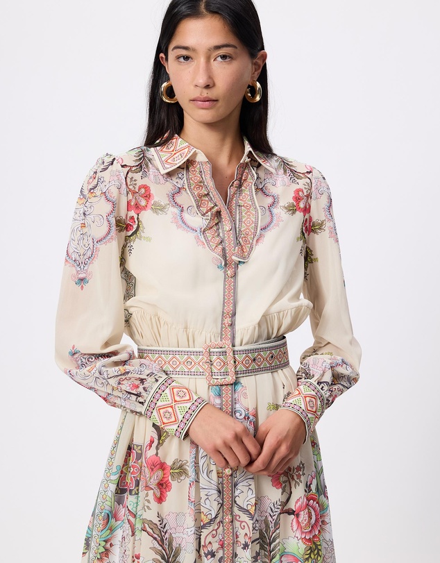 Mossée - Loia Printed Sheer Dress