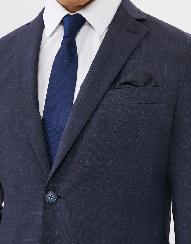 Van Heusen - Wool Blend Check Suit Jacket