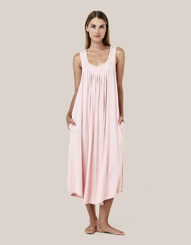 Papinelle - Kate Modal Soft Pleat Front Maxi Nightie