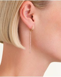 Rosefield - The West Village Pink Watch and Rose Earrings Set