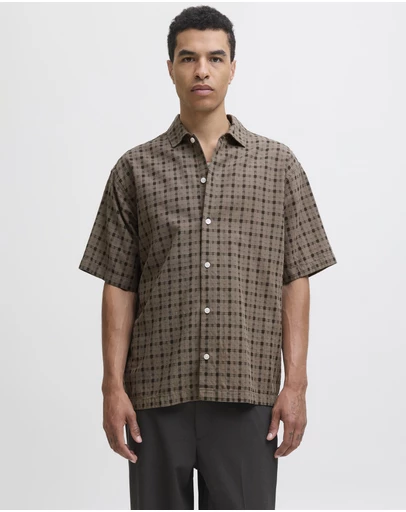 Jack & Jones - Blacliff Dobby SS Shirt