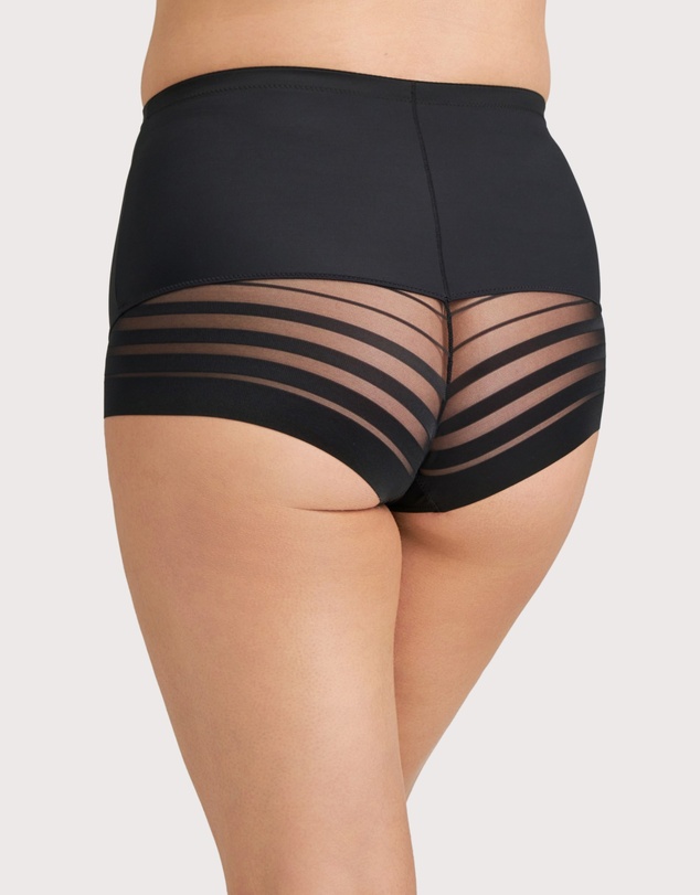 Ava & Audrey  - Ava & Audrey Jacquard Stripe Smoothing Full Brief