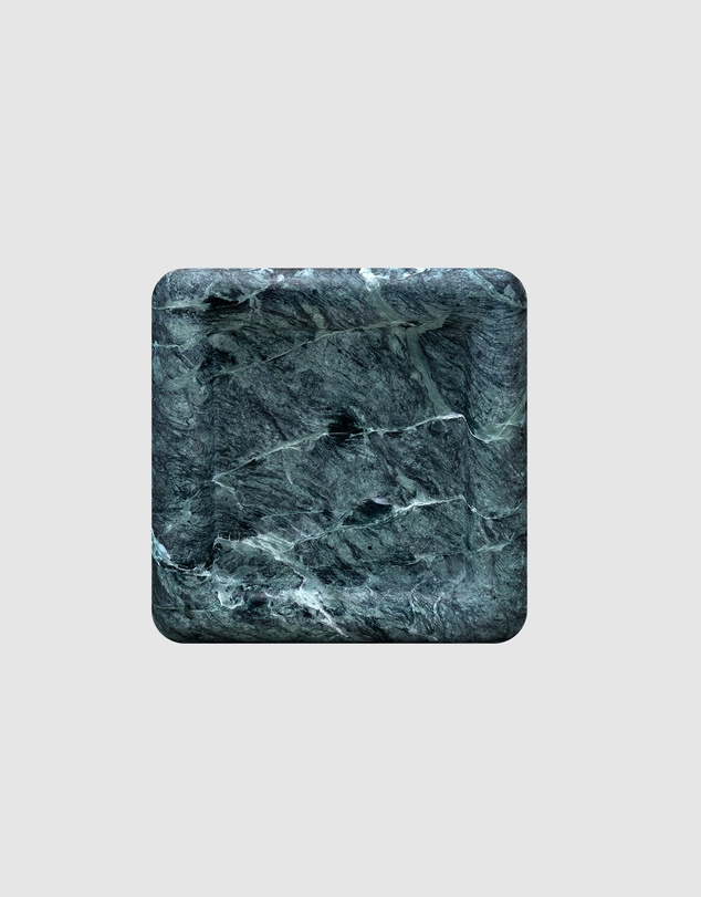 Black Blaze - Halo Square Marble Tray
