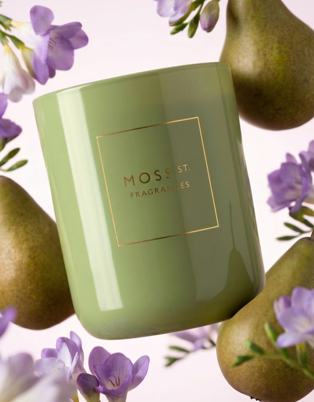 Moss St Fragrances - French Pear & Freesia Soy Candle 300g
