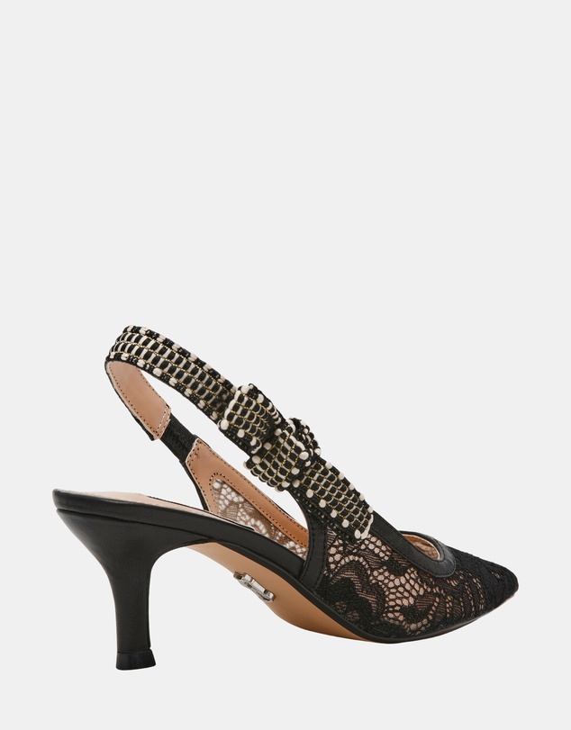 Steve Madden - Ensemble Black Lace Heels