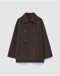 & Other Stories - Cocoon-Shaped Wool Jacket