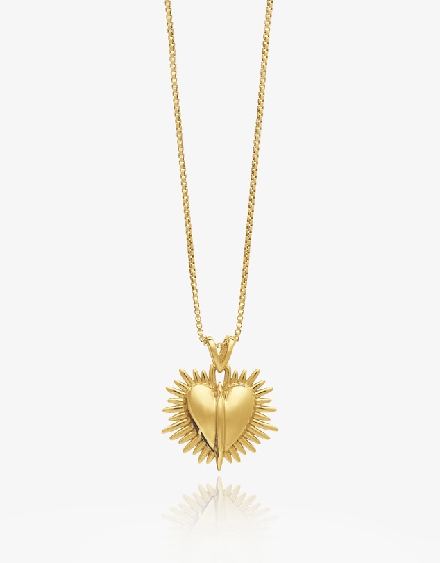 Rachel Jackson - Electric Deco Heart Necklace