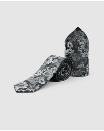 Tarocash - Kayden Floral Silk Tie