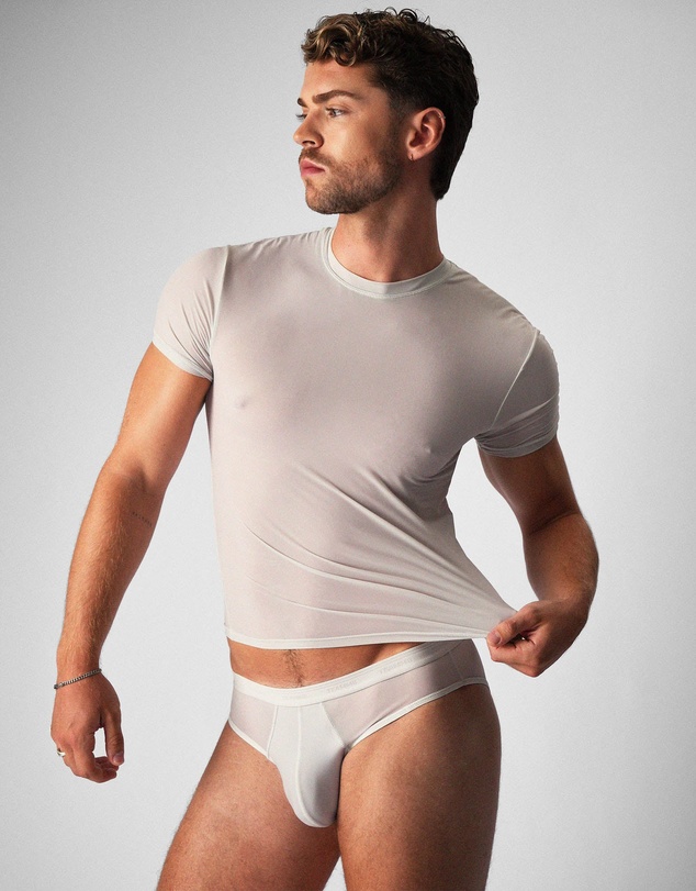 TEAMM8 - Allure Sheer Cropped Tee