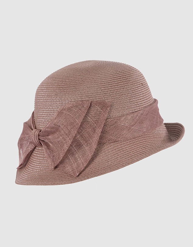 Max Alexander - Summer Taupe Cloche Hat