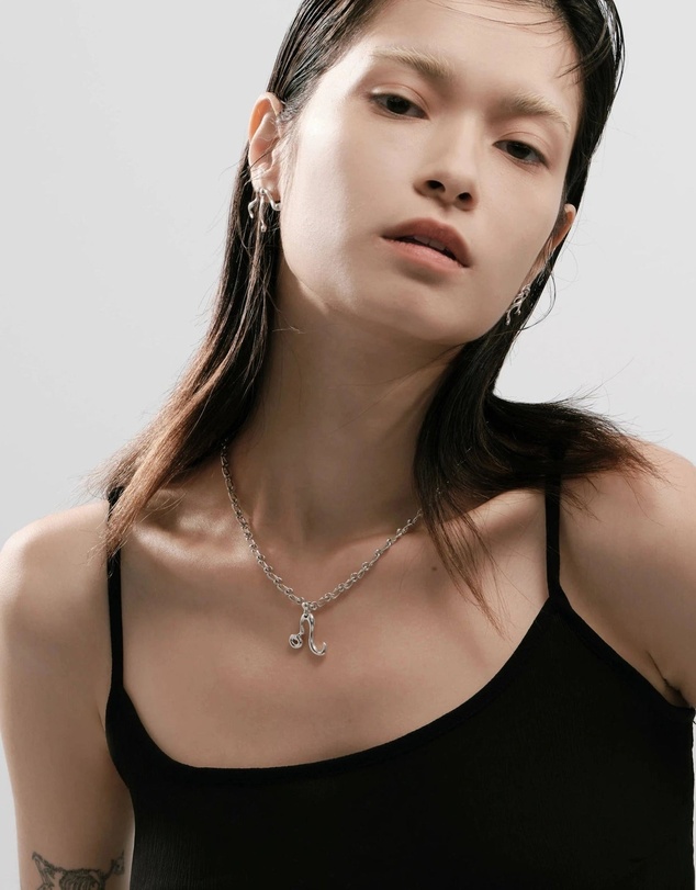 Graedance - Leo Pearl Pendant on Eclipse Necklace