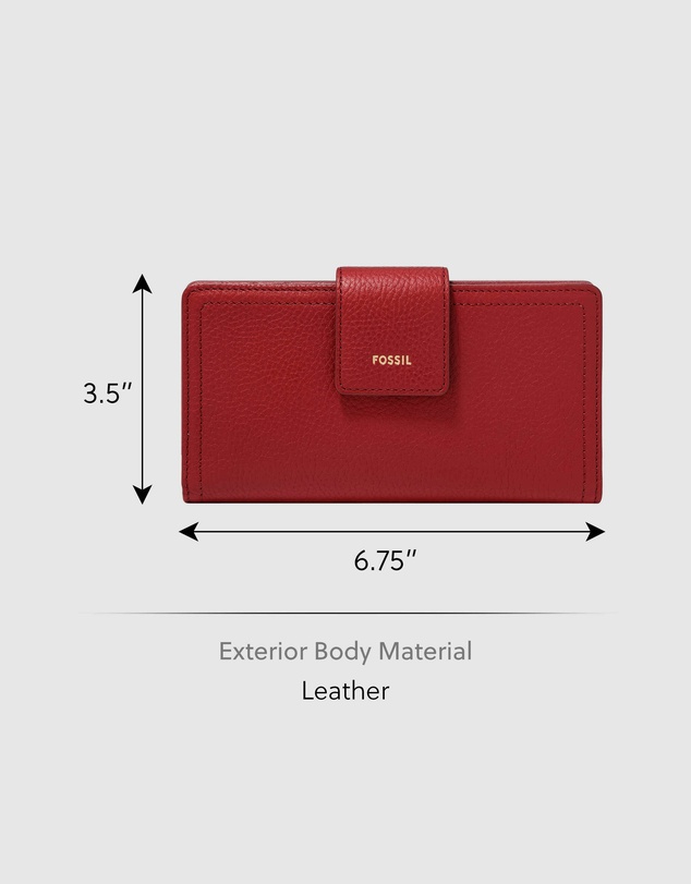 Fossil - Logan Red Clutch