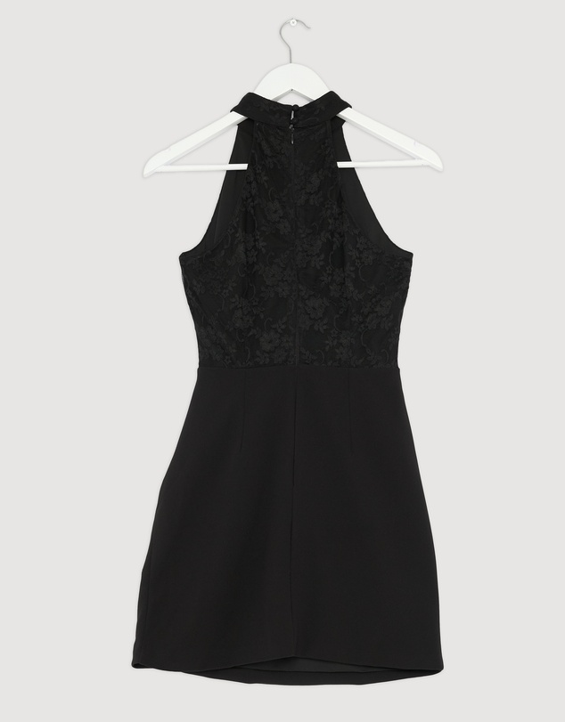 Revibe - Repaired CHANCERY Chappel Lace Mini Dress - AU 10