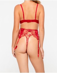 One Empire - Lissa Burgundy Lace Set
