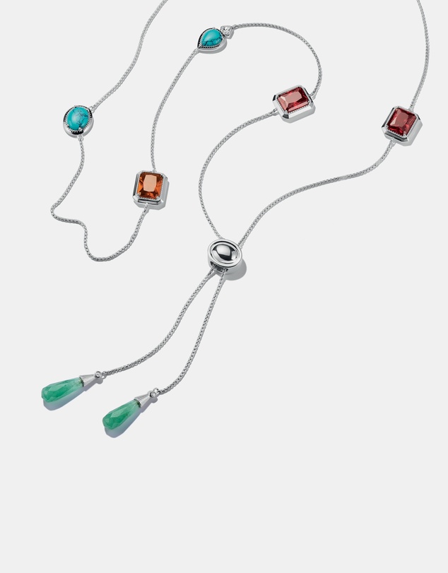 THOMAS SABO - THOMAS SABO Elyndra Necklace with Multi-coloured Stones