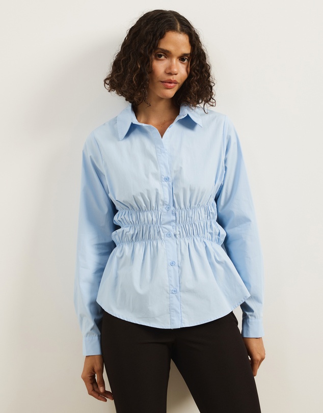 Atmos&Here - Tilly Gathered Waist Shirt