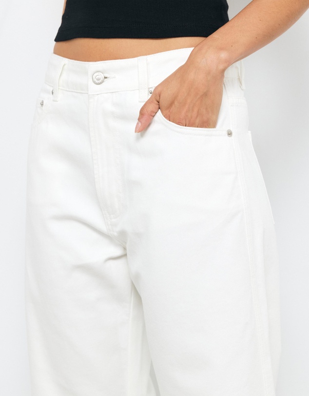 AERE - Mid Rise Curve Leg Jeans