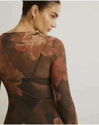 Atmos&Here - Zerea Mesh Print Top