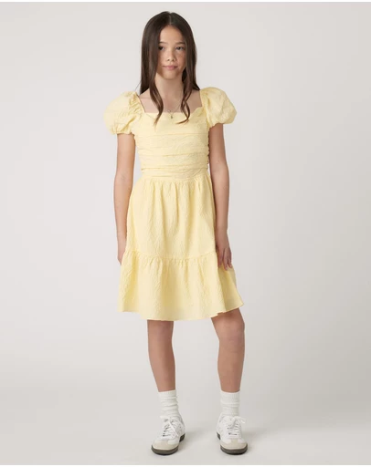 Decjuba Kids - Evie Textured Mini Dress - Teens