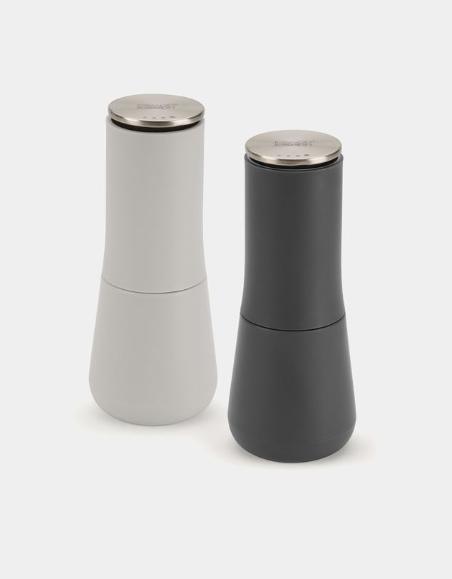 Joseph Joseph - Milltop™ Non-spill Salt & Pepper Mill Set (Grey)