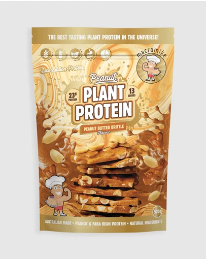 Macro Mike - Peanut Plant Protein Peanut Butter Brittle