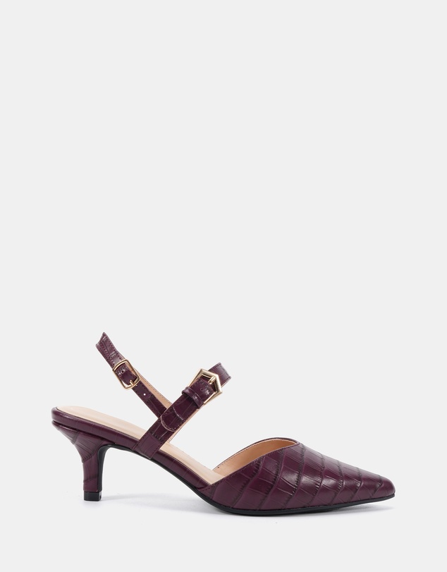 Clarks - Lake Mulberry Croc Mulberry Croc