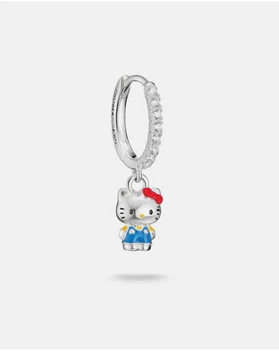 THOMAS SABO - THOMAS SABO Hello Kitty Single hoop earring with zirconia