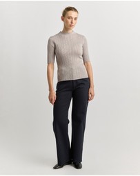 Toorallie - Variegated Rib Top