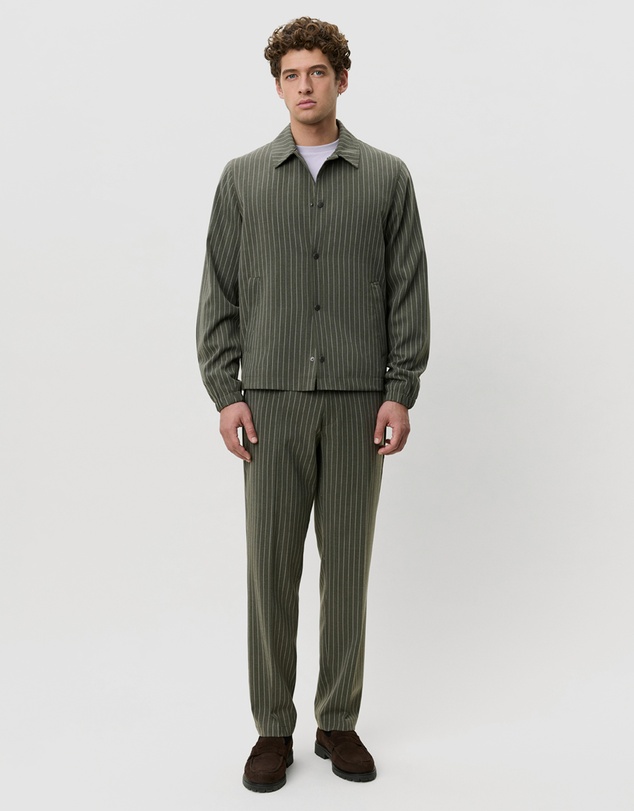 Les Deux - Pinstripe Coach Jacket