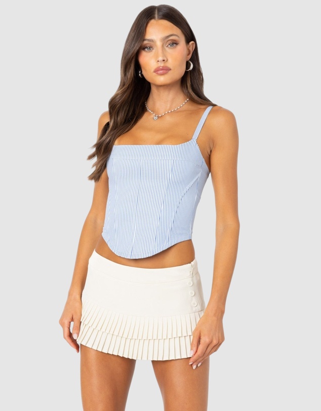 EDIKTED - Cammie Striped Corset