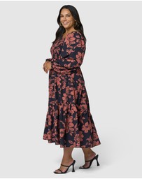 Something 4 Olivia - Lauren Asymmetric Midi Dress
