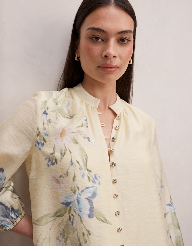 Forever New - Dolly Placement Print Blouse