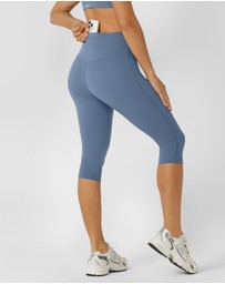Lorna Jane - Lotus No Chafe Phone Pocket 3/4 Leggings