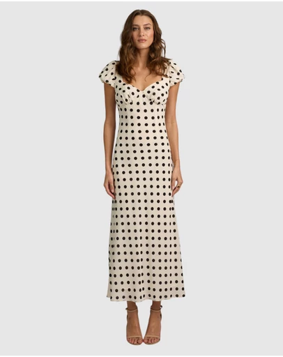 Honey and Beau - Franca Sleeve Midi Dress
